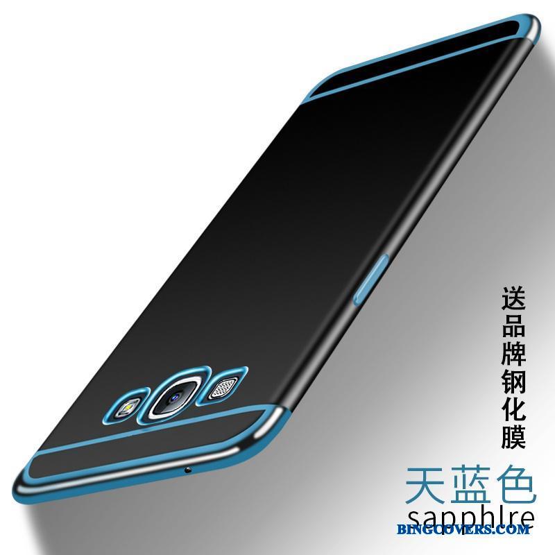 Samsung Galaxy A8 Beskyttelse Telefon Etui Alt Inklusive Anti-fald Blå Cover Nubuck
