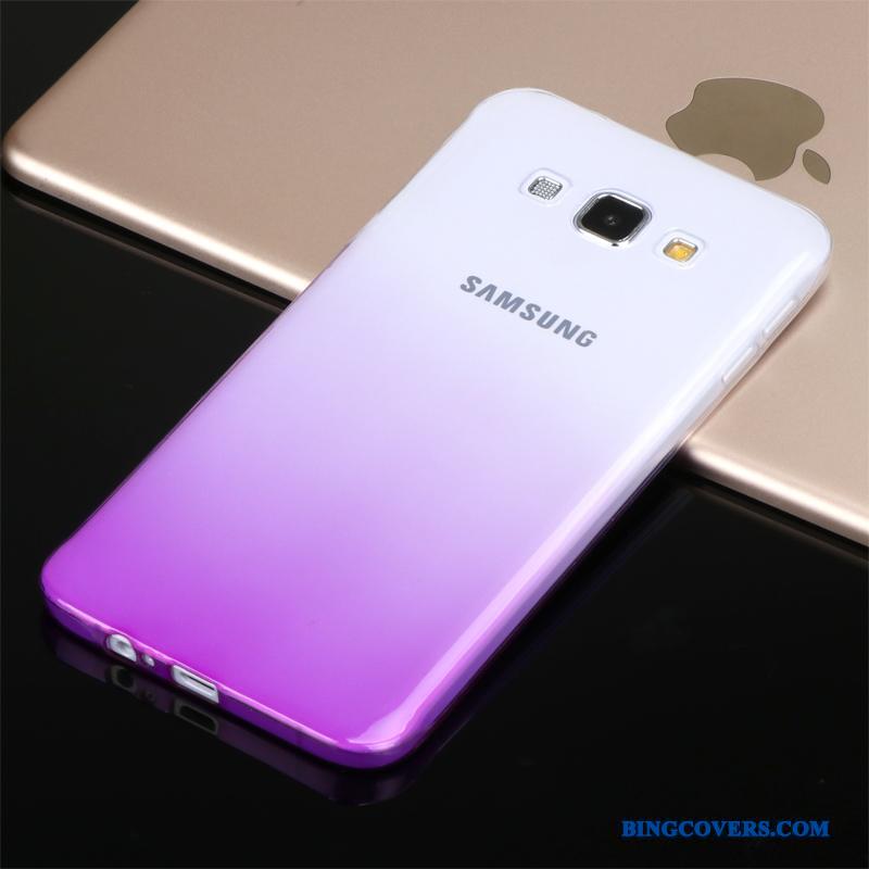 Samsung Galaxy A8 Blød Stjerne Etui Alt Inklusive Lilla Silikone Telefon