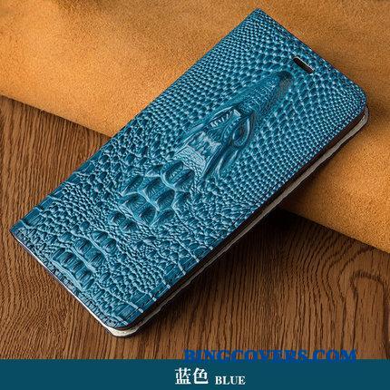 Samsung Galaxy A8+ Etui Dragon Stjerne Ægte Læder Beskyttelse Folio Cover