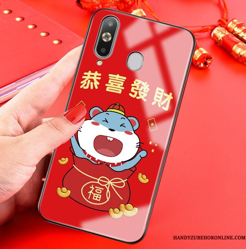 Samsung Galaxy A8s Etui Cover Rotte Ny Rød Smuk Af Personlighed Kinesisk Stil
