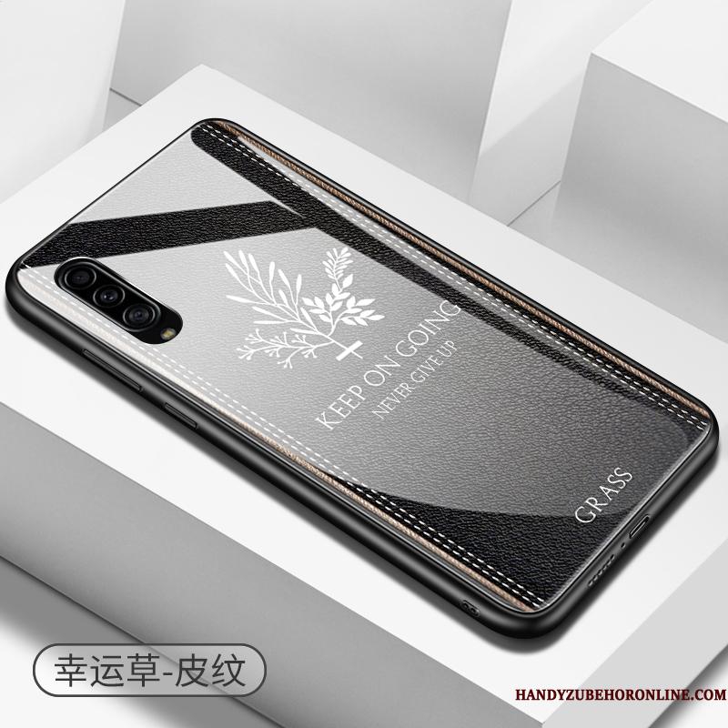 Samsung Galaxy A90 5g Sort Glas Stjerne Simple Cover Telefon Etui Læder