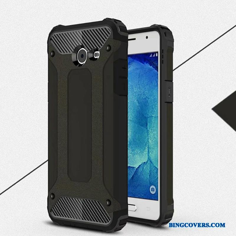 Samsung Galaxy J5 2017 Mobiltelefon Alt Inklusive Telefon Etui Beskyttelse Silikone Tre Forsvar Cover
