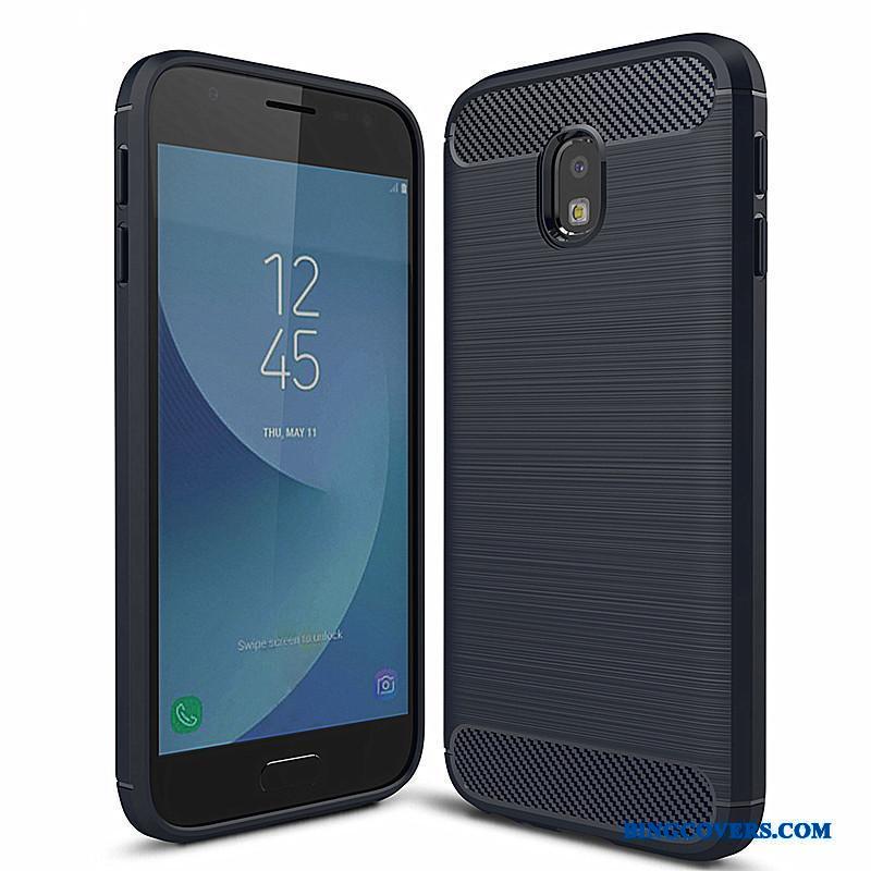 Samsung Galaxy J5 2017 Stjerne Etui Cover Silikone Beskyttelse Mobiltelefon Blå