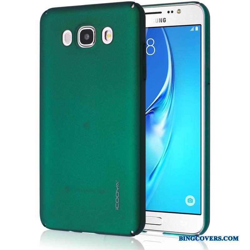 Samsung Galaxy J7 2016 Stjerne Beskyttelse Mobiltelefon Cover Mørkegrøn Telefon Etui