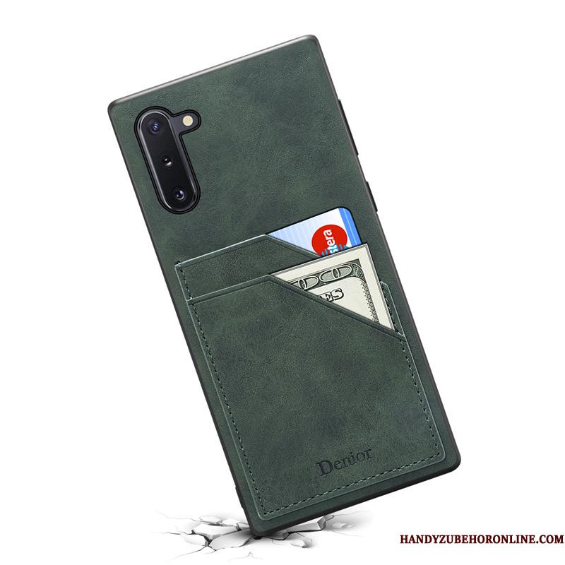 Samsung Galaxy Note 10 Cover Grøn Beskyttelse Anti-fald Stjerne Telefon Etui