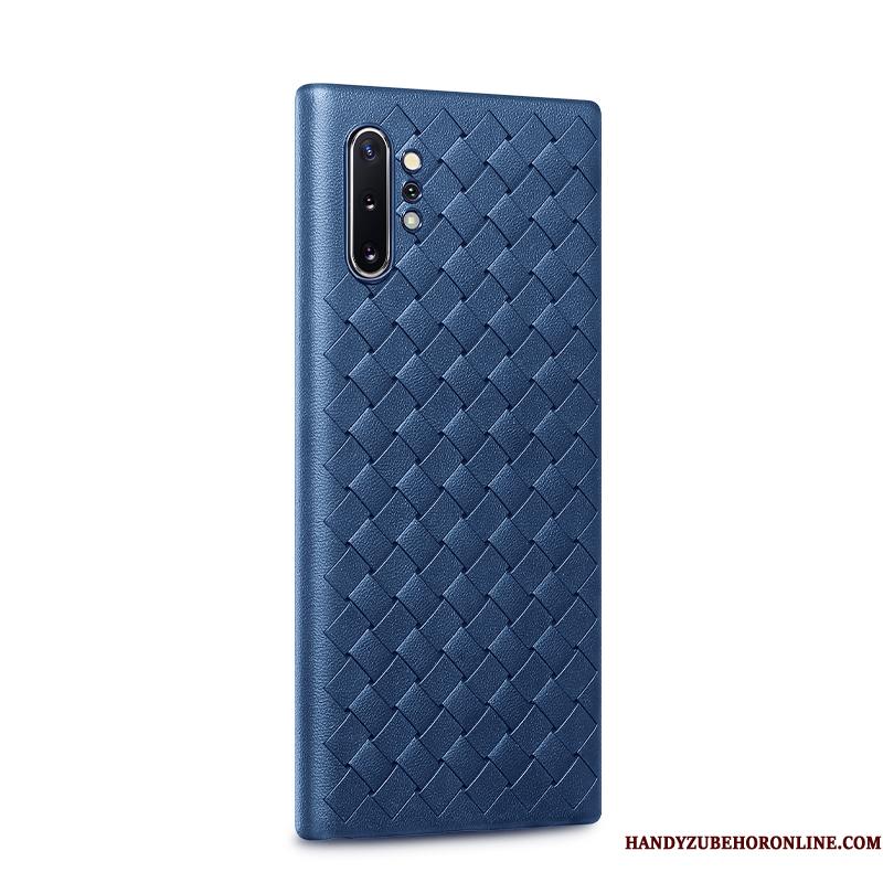 Samsung Galaxy Note 10+ Etui Business Stjerne Af Personlighed Cover Åndbar Strikkede High End