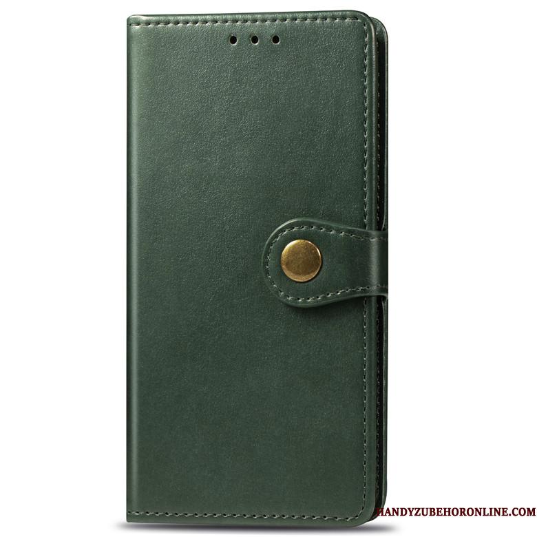 Samsung Galaxy Note 10 Grøn Telefon Etui Clamshell Stjerne Spænde Beskyttelse Lædertaske