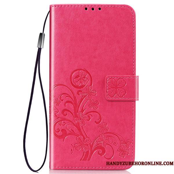 Samsung Galaxy Note 10 Lite Cover Anti-fald Lædertaske Beskyttelse Rød Telefon Etui Blød