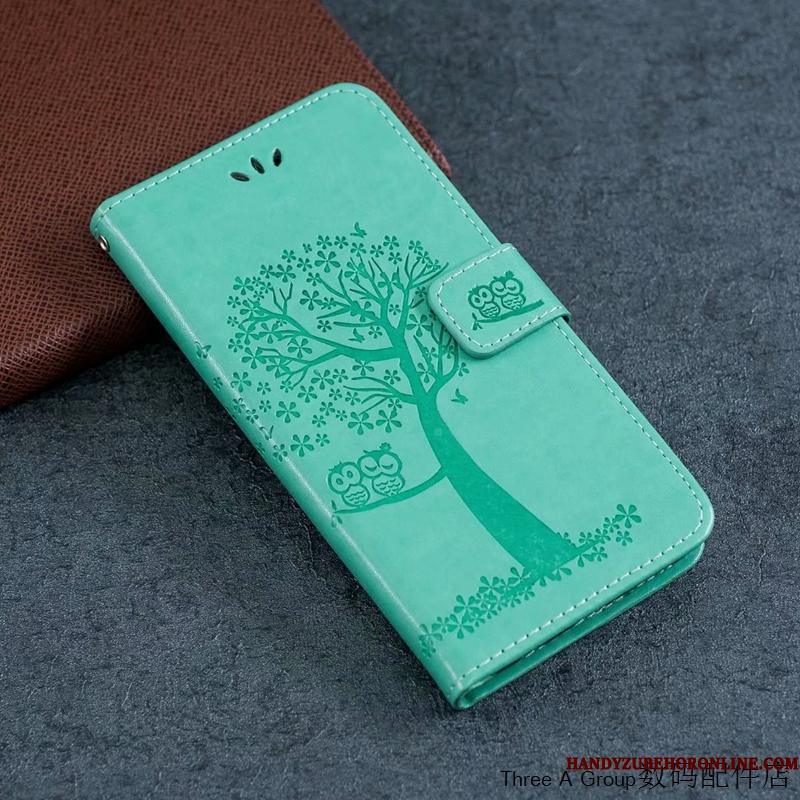 Samsung Galaxy Note 10 Lite Lædertaske Stjerne Anti-fald Grøn Telefon Etui Folio