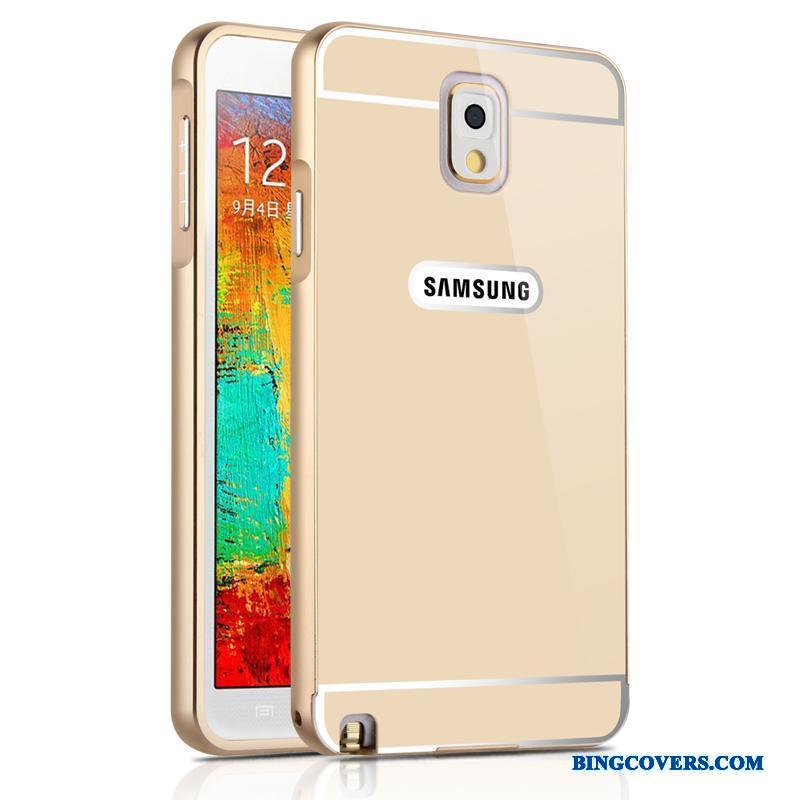 Samsung Galaxy Note 3 Cover Stjerne Hærdning Anti-fald Metal Telefon Etui Ramme