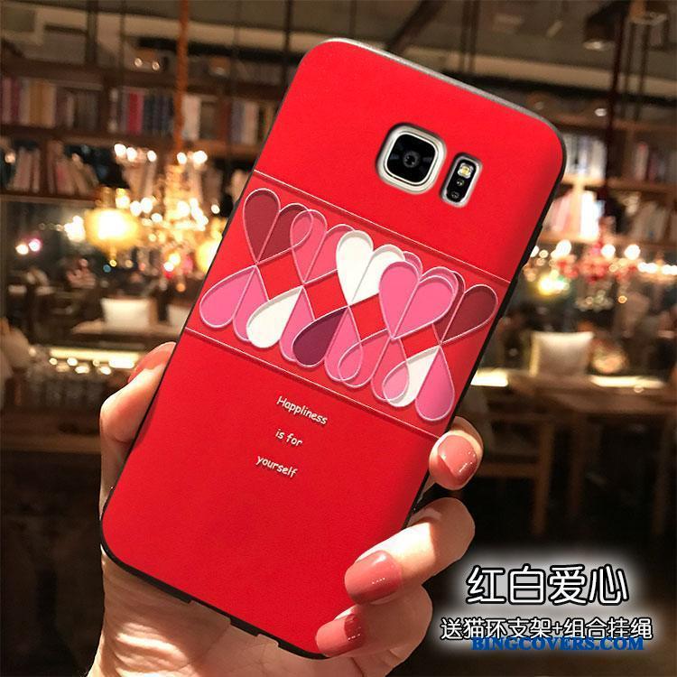 Samsung Galaxy Note 5 Af Personlighed Etui Telefon Silikone Rød Cover Trend