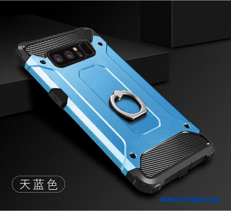 Samsung Galaxy Note 8 Blød Anti-fald Blå Cover Telefon Etui Af Personlighed Kreativ