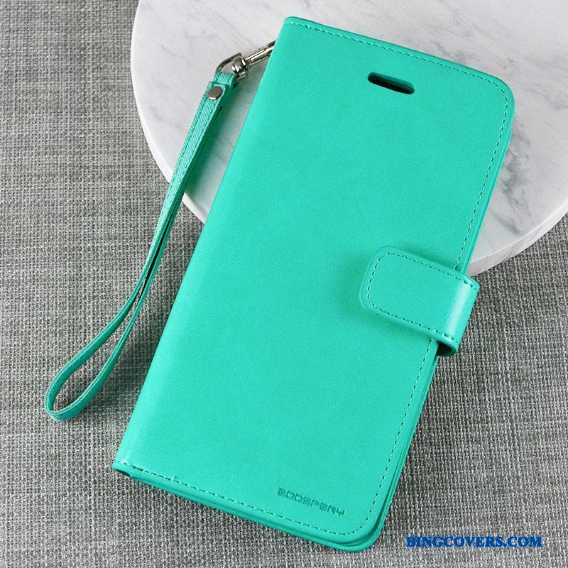Samsung Galaxy Note 8 Etui Beskyttelse Grøn Lædertaske Silikone Telefon Blød