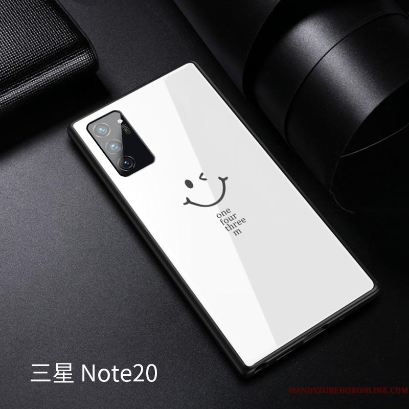 Samsung Galaxy Note20 Telefon Etui Alt Inklusive Stjerne Trendy Hærdet Glas Af Personlighed Anti-fald