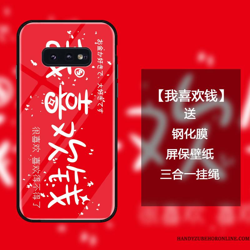Samsung Galaxy S10e Etui Af Personlighed Stjerne Beskyttelse Kreativ Net Red Hængende Ornamenter Trendy