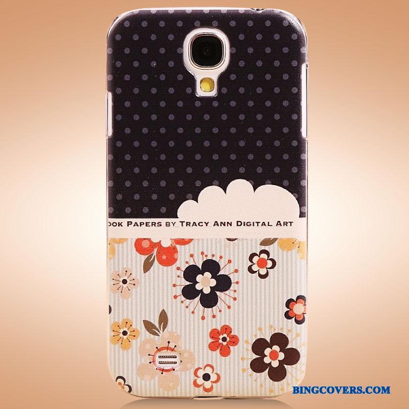 Samsung Galaxy S4 Sort Cover Beskyttelse Smuk Malet Etui Telefon