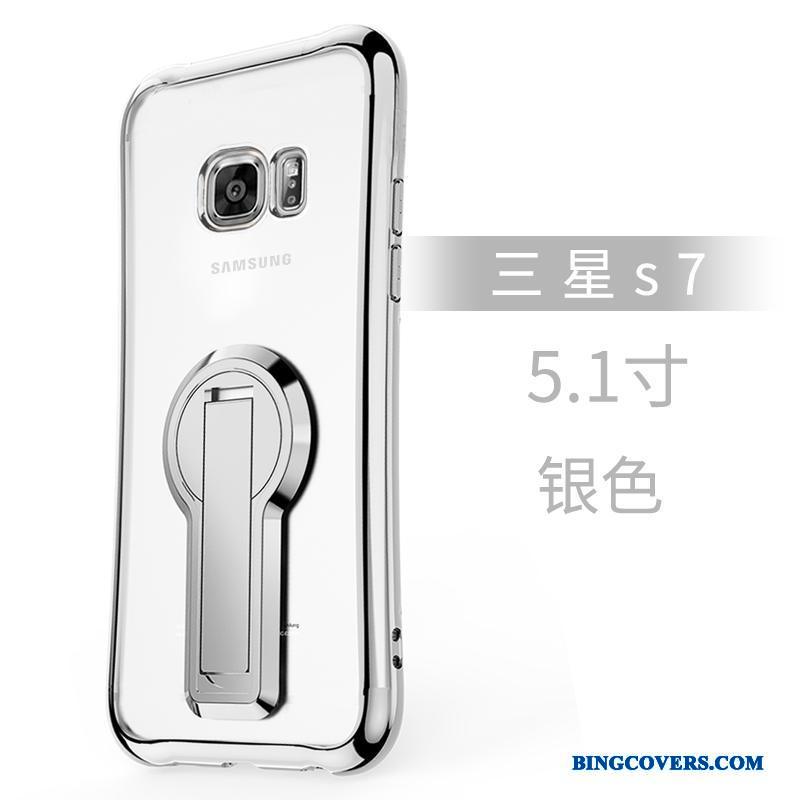 Samsung Galaxy S7 Cover Stjerne Sølv Mobiltelefon Alt Inklusive Telefon Etui Silikone