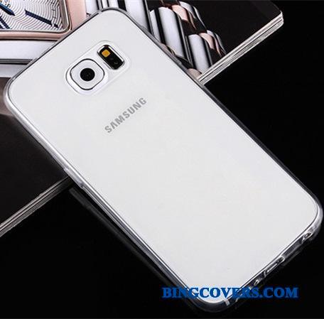 Samsung Galaxy S7 Edge Anti-fald Silikone Telefon Etui Cover Beskyttelse Alt Inklusive Sølv