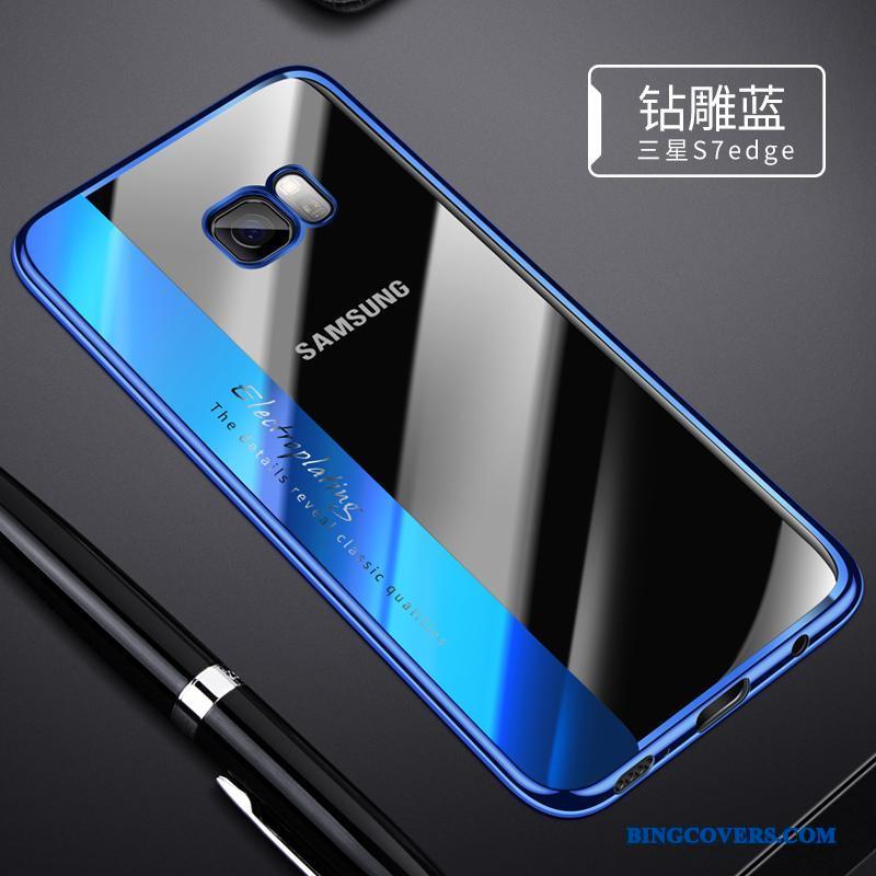 Samsung Galaxy S7 Edge Blød Cover Gennemsigtig Etui Tynd Anti-fald Beskyttelse