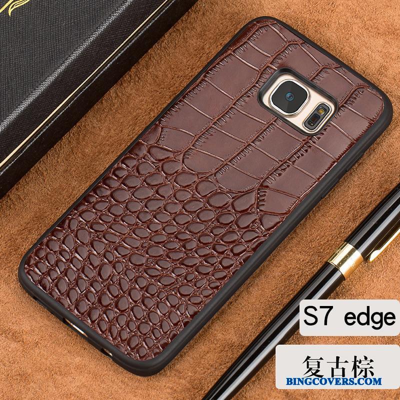 Samsung Galaxy S7 Edge Elegante Silikone Telefon Etui Af Personlighed Stjerne Alt Inklusive Anti-fald