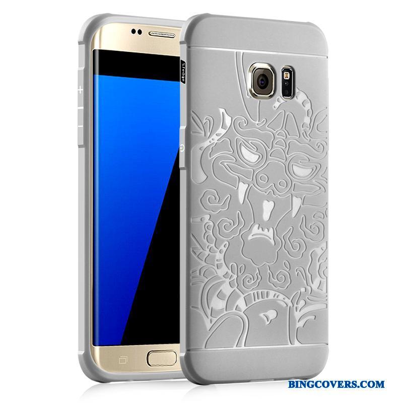 Samsung Galaxy S7 Tynd Beskyttelse Anti-fald Telefon Etui Cover Trend Blød