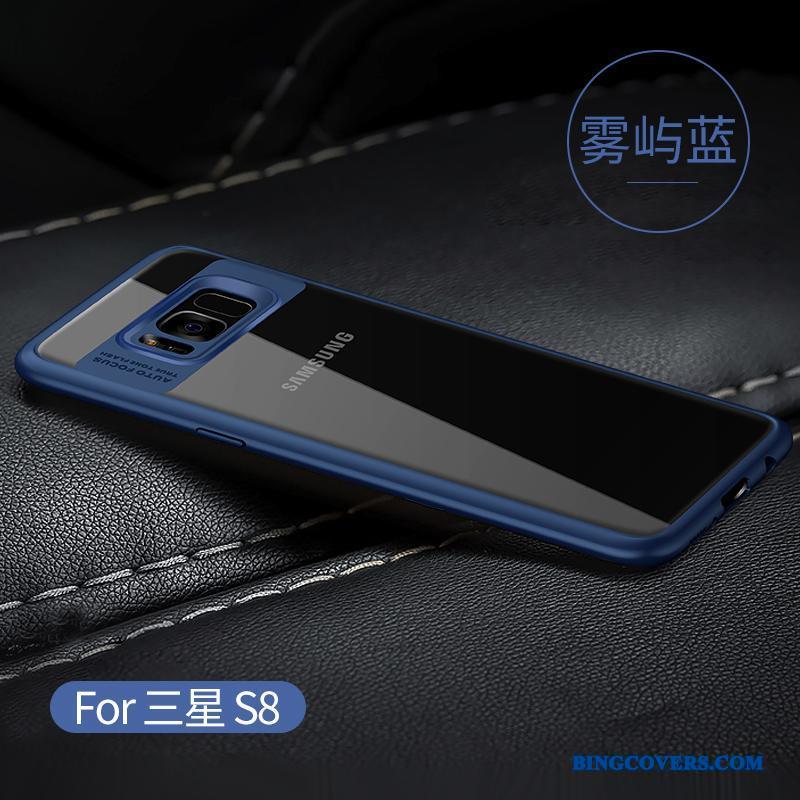 Samsung Galaxy S8 Cover Gennemsigtig Af Personlighed Beskyttelse Telefon Etui Stjerne Blå