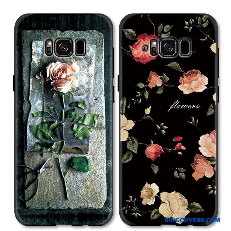 Samsung Galaxy S8 Etui Kinesisk Stil Hængende Ornamenter Stjerne Cover Anti-fald Beskyttelse Blomster