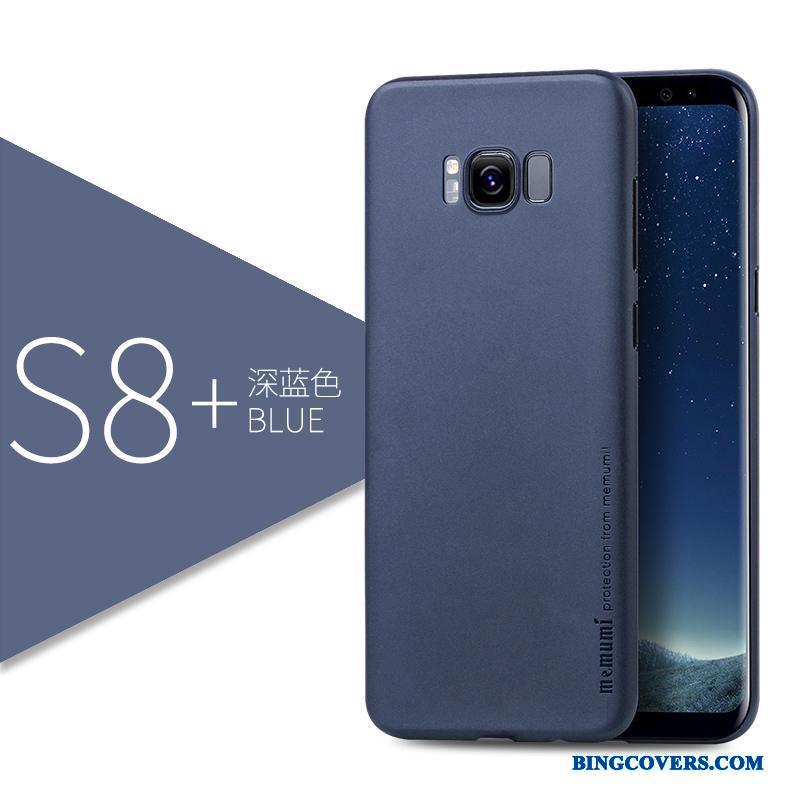 Samsung Galaxy S8+ Etui Stjerne Anti-fald Cover Nubuck Beskyttelse Alt Inklusive Blå