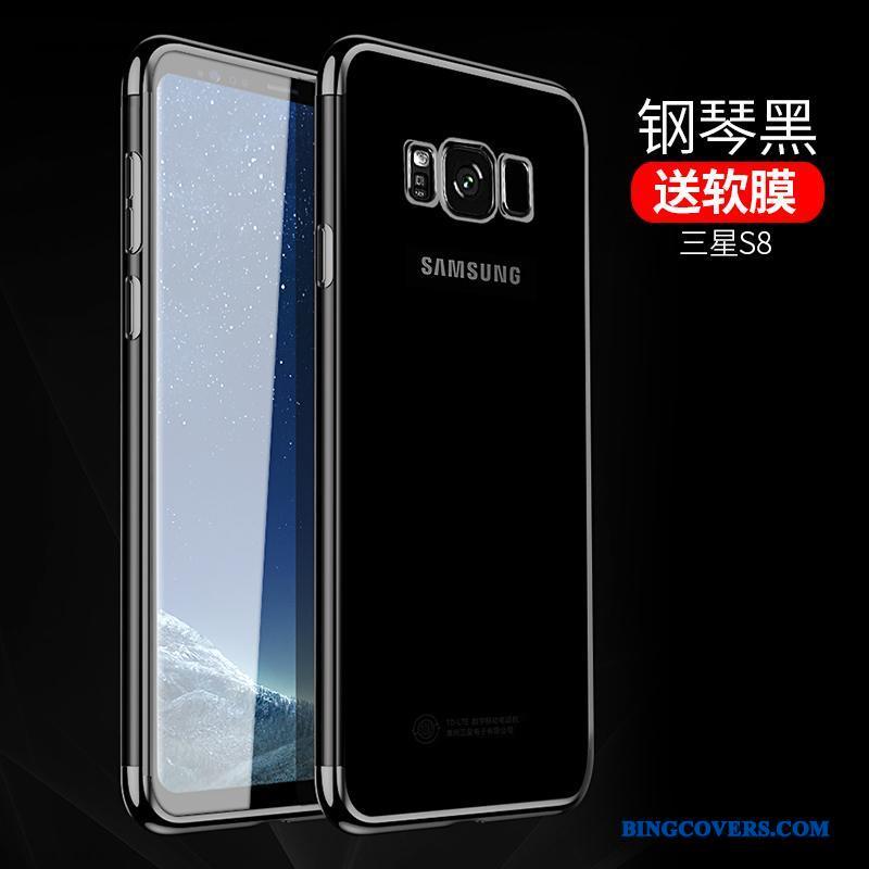 Samsung Galaxy S8 Etui Stjerne Blød Sort Anti-fald Silikone Alt Inklusive Tynd