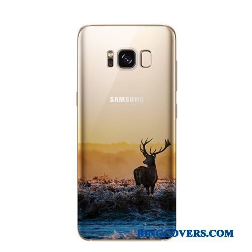 Samsung Galaxy S8+ Etui Tilbehør Beskyttelse Gul Silikone Cover Blød Kreativ
