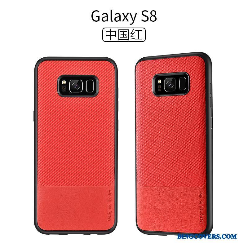 Samsung Galaxy S8 Kreativ Stjerne Alt Inklusive Tynd Rød Af Personlighed Telefon Etui