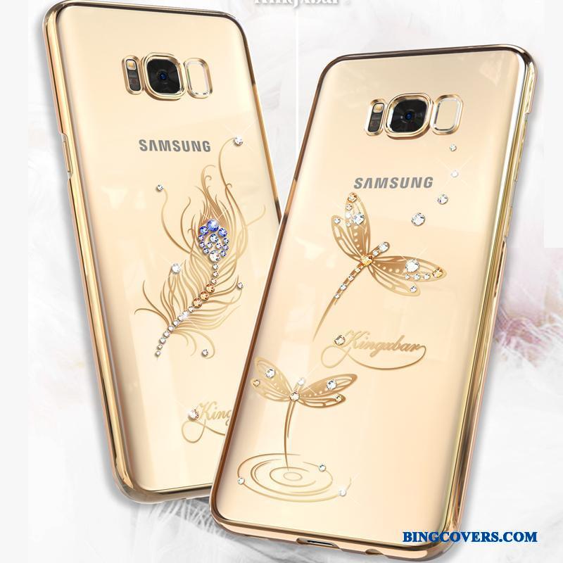 Samsung Galaxy S8+ Luksus Gennemsigtig Telefon Etui Cover Anti-fald Alt Inklusive Trendy