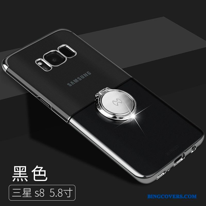 Samsung Galaxy S8 Ring Spænde Stjerne Sort Telefon Etui Beskyttelse Anti-fald