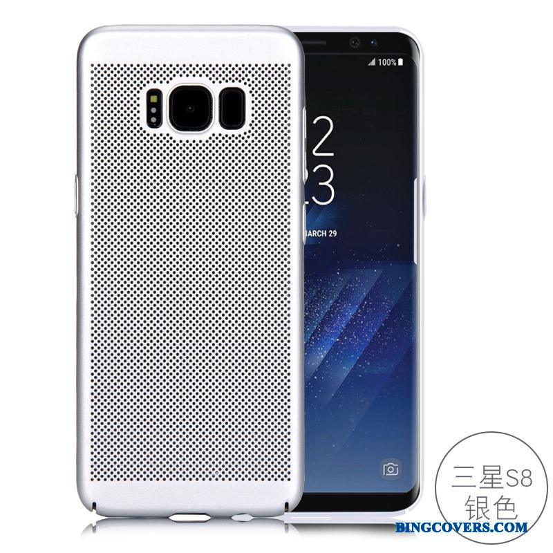 Samsung Galaxy S8 Stjerne Etui Simple Sølv Tynd Udstrålende Telefon