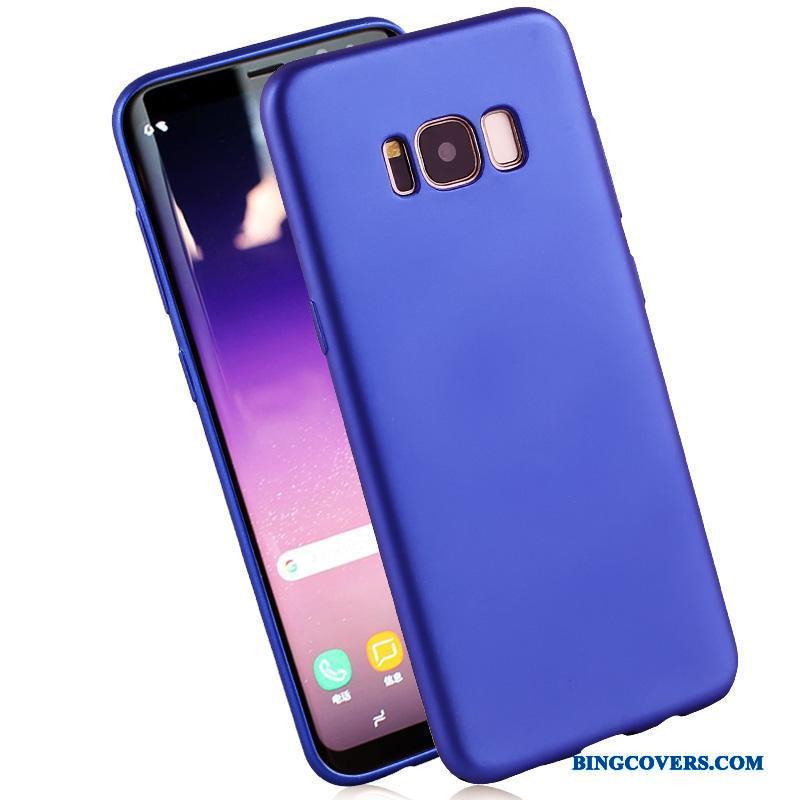 Samsung Galaxy S8+ Stjerne Silikone Alt Inklusive Beskyttelse Cover Blå Telefon Etui