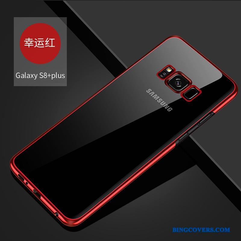 Samsung Galaxy S8+ Telefon Etui Af Personlighed Gennemsigtig Alt Inklusive Kreativ Stjerne Rød