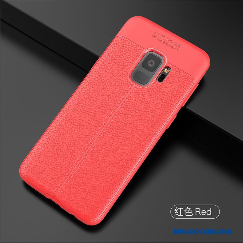 Samsung Galaxy S9 Beskyttelse Rød Alt Inklusive Etui Silikone Telefon Anti-fald