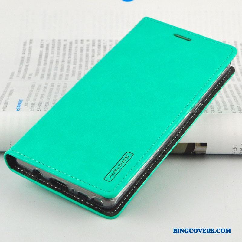 Samsung Galaxy S9 Blød Grøn Beskyttelse Folio Lædertaske Telefon Etui Stjerne