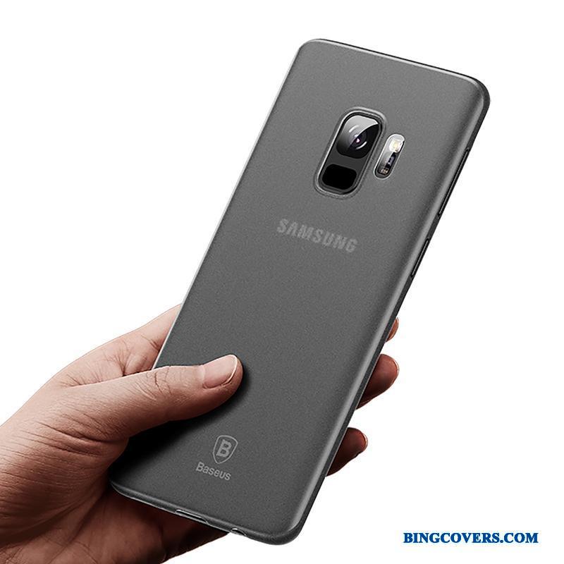 Samsung Galaxy S9 Cover Stjerne Telefon Etui Tynd Alt Inklusive Grå Nubuck
