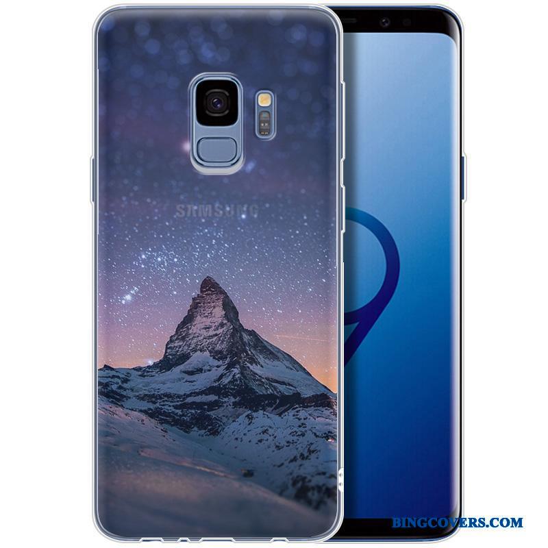 Samsung Galaxy S9+ Etui Cover Stjerne Trendy Af Personlighed Simple Blød Lilla