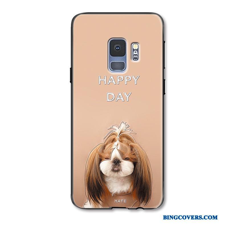 Samsung Galaxy S9 Malet Stjerne Lyserød Cover Telefon Etui Cartoon Smuk