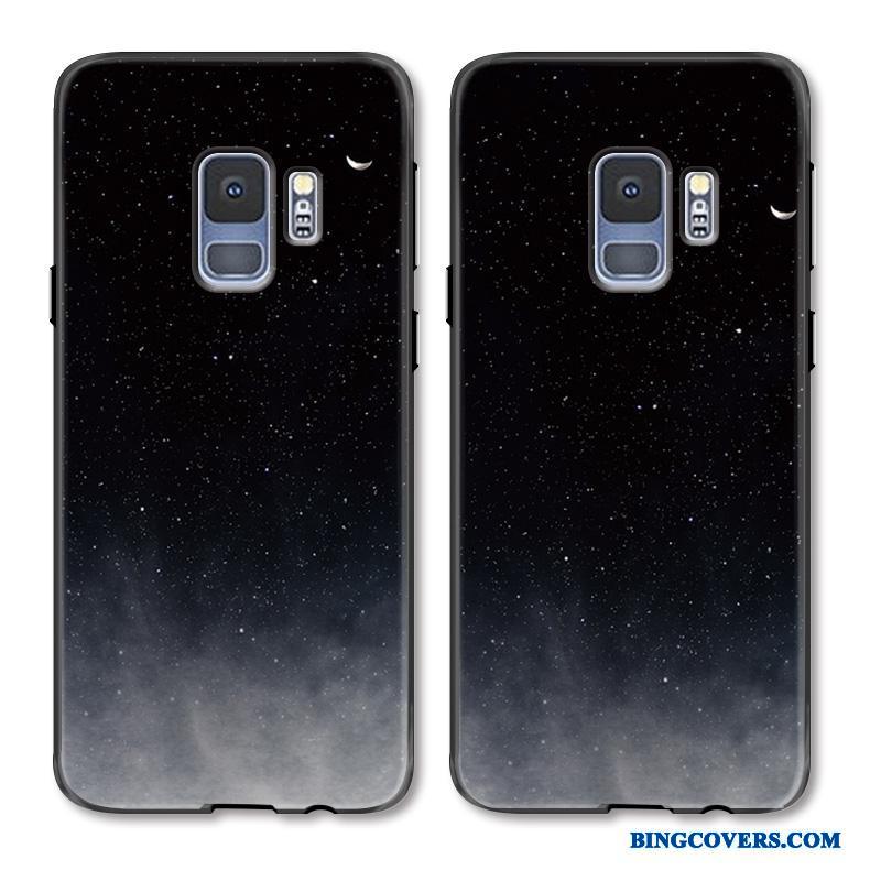 Samsung Galaxy S9+ Stjerneklar Telefon Etui Af Personlighed Måned Alt Inklusive Cover Beskyttelse