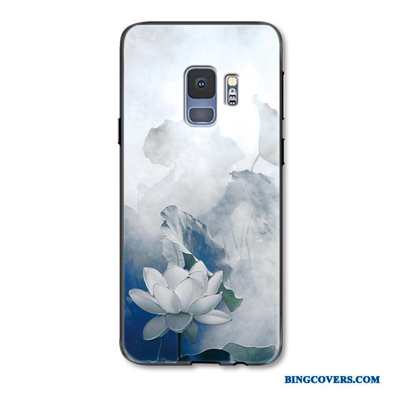 Samsung Galaxy S9+ Telefon Etui Anti-fald Frisk Hængende Ornamenter Beskyttelse Cover Silikone
