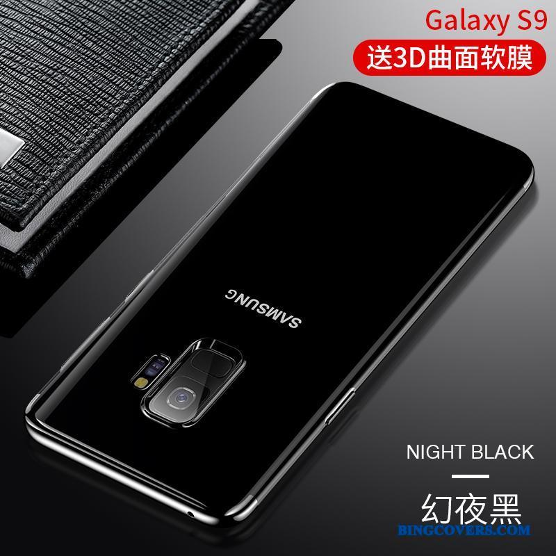 Samsung Galaxy S9 Telefon Etui Gennemsigtig Silikone Anti-fald Alt Inklusive Tynd Sort