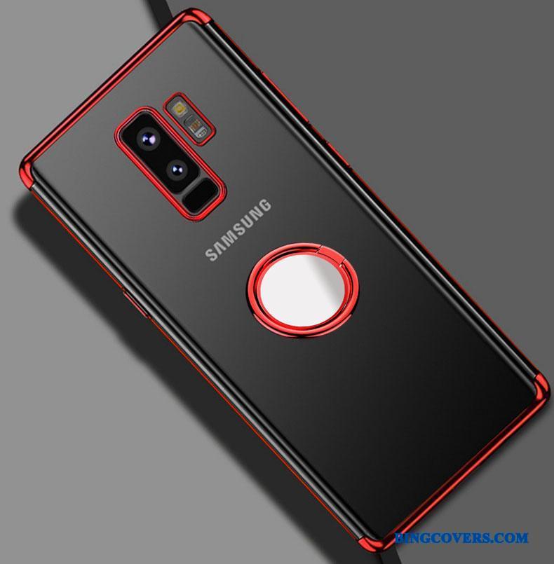 Samsung Galaxy S9+ Telefon Etui Ring Support Lyse Beskyttelse Cover Magnetisk