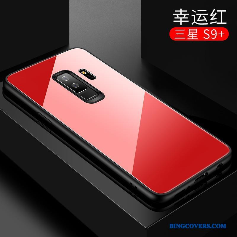 Samsung Galaxy S9+ Trendy Beskyttelse Cover Rød Stjerne Af Personlighed Telefon Etui