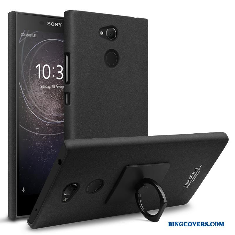 Sony Xperia L2 Support Cover Sort Etui Ring Kreativ Telefon