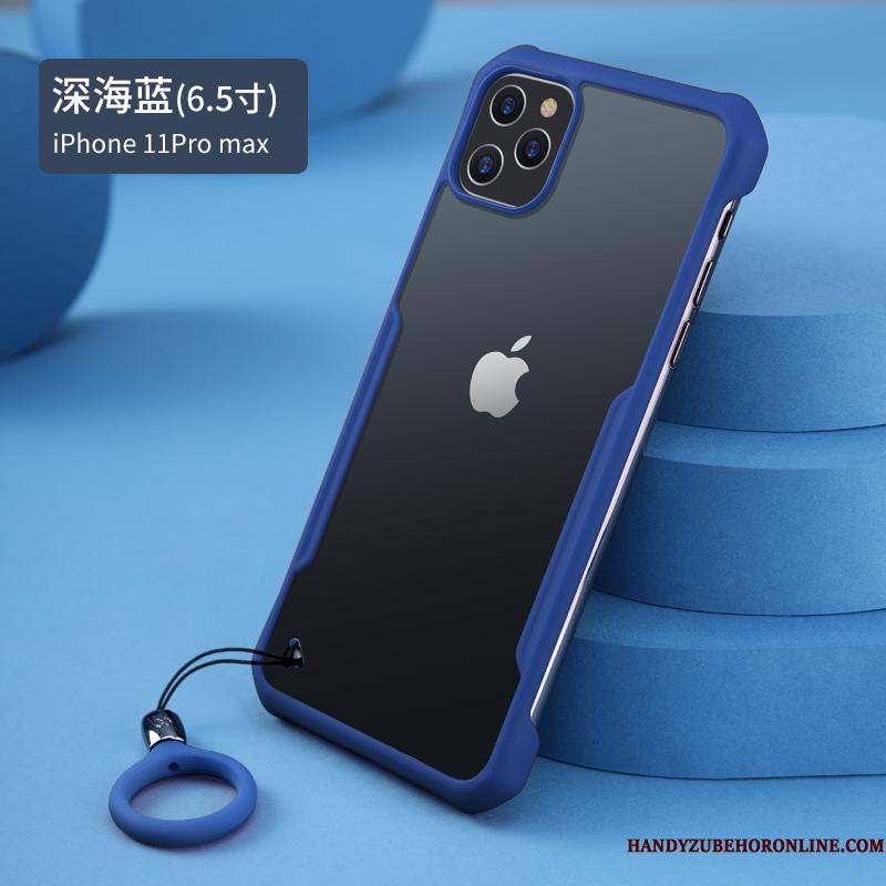 iPhone 11 Pro Max Beskyttelse Anti-fald Cover Trendy Gennemsigtig Blød Etui