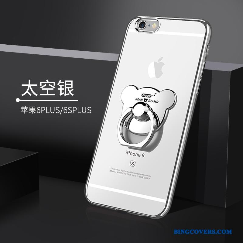 iPhone 6/6s Knapper Alt Inklusive Silikone Telefon Etui Support Cover Anti-fald