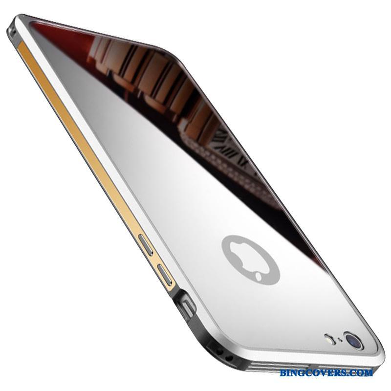 iPhone 6/6s Metal Telefon Etui Ramme Anti-fald Cover Trend Guld